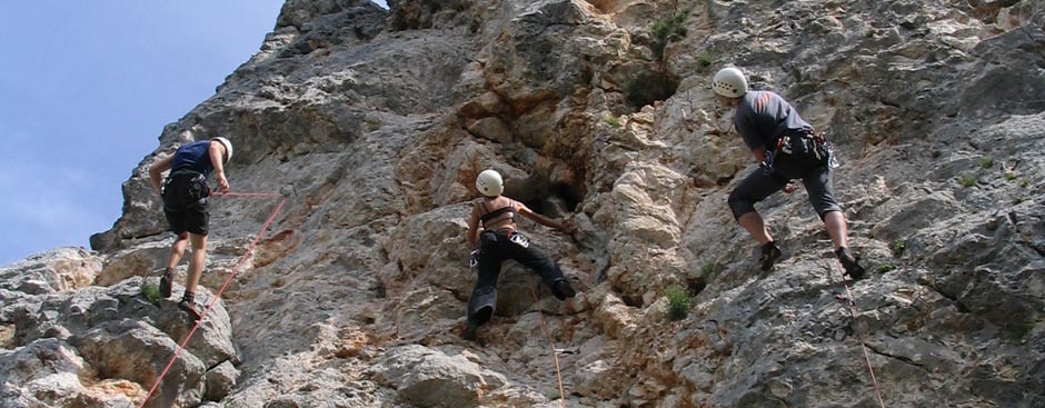 Kletterkurs in Frankreich